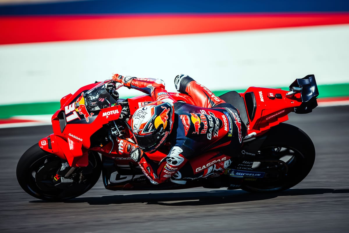 Austin MotoGP FP2 Acosta en tête devant Bagnaia