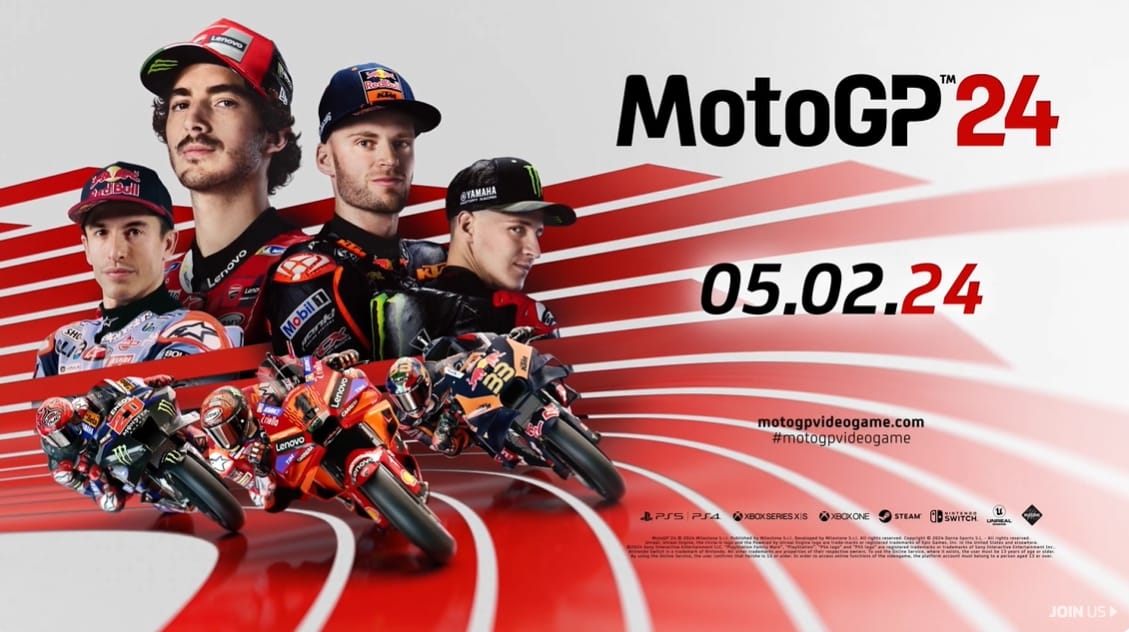 Le jeu MotoGP 24 sortira le 2 mai !