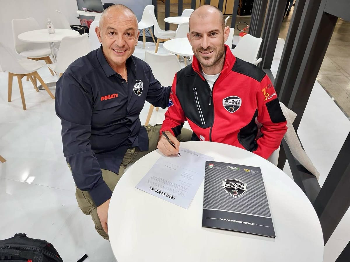 Valentin Debise sur une Ducati en 2025