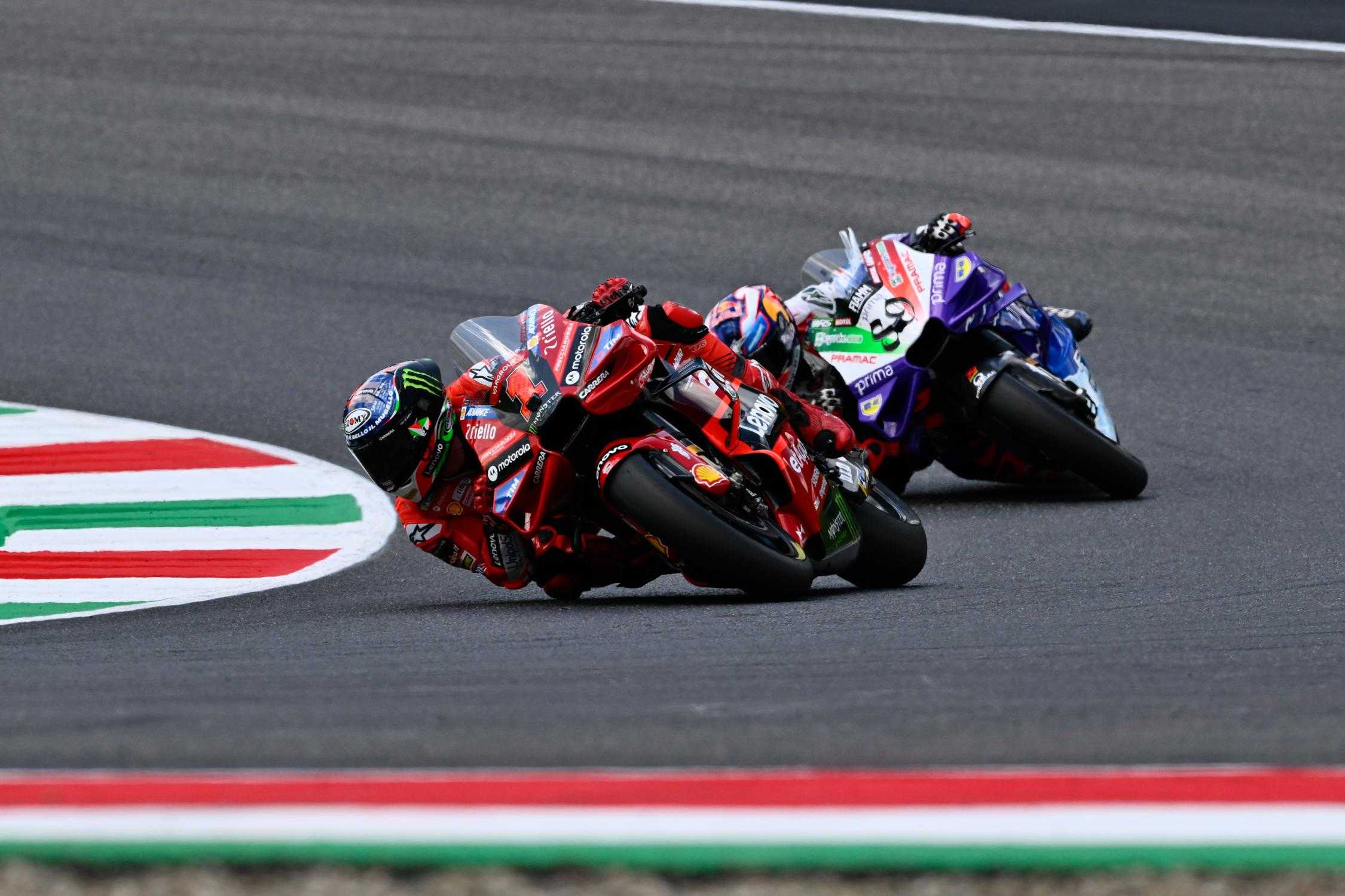 100 tours sur 144 menés par Ducati (MAJ : GP d'Italie)