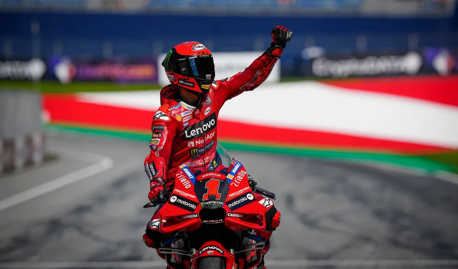 Autriche, MotoGP : Bagnaia sur orbite, Quartararo huitième