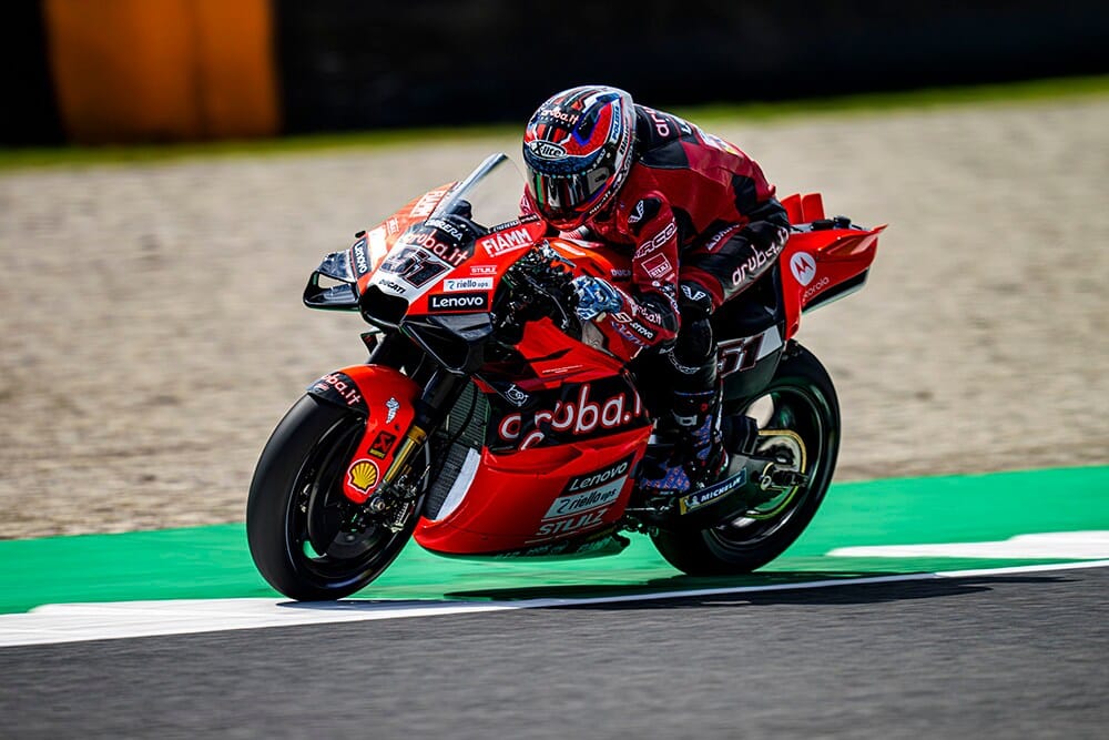 Misano, MotoGP (FP1) : Quadruplé Ducati emmené par… Pirro !