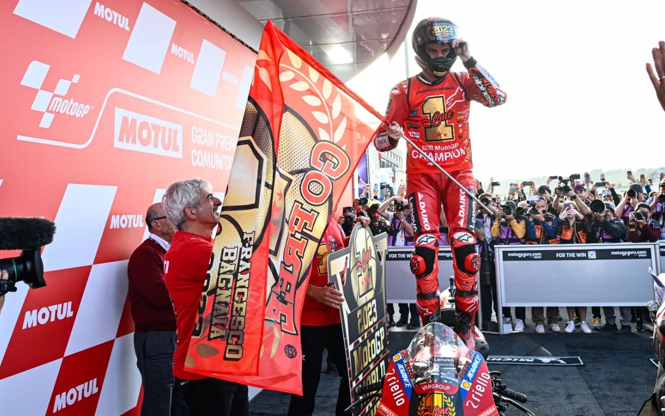 « J'ai bien géré la pression... Mon plus grand bonheur » : Bagnaia célèbre son deuxième titre MotoGP