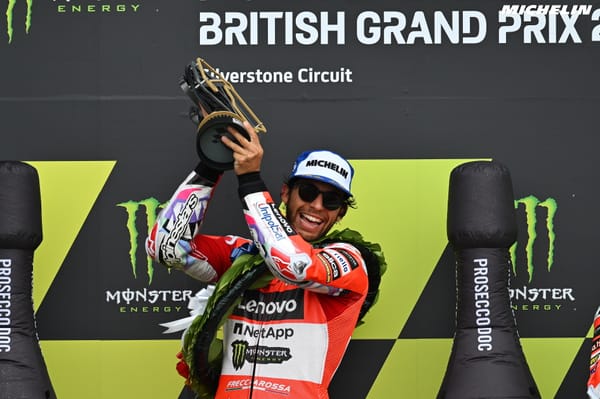 Silverstone, Bastianini (1er) : « Pour le moment, je ne suis pas un prétendant au titre »