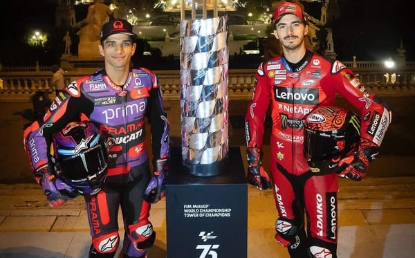 COMBINAISONS : Martin champion si / Bagnaia champion si