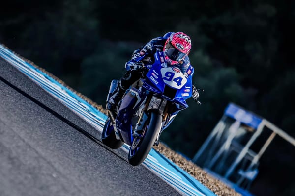 Chronos intéressants de la Yamaha R9 à Portimao