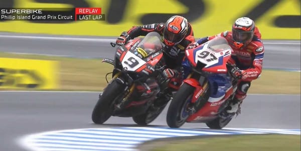 Pénalité d'une place pour Petrucci à ses débuts en WorldSBK